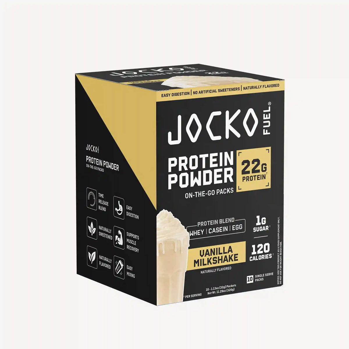 Protein Powder On-the-Go Packs (10-Pack)