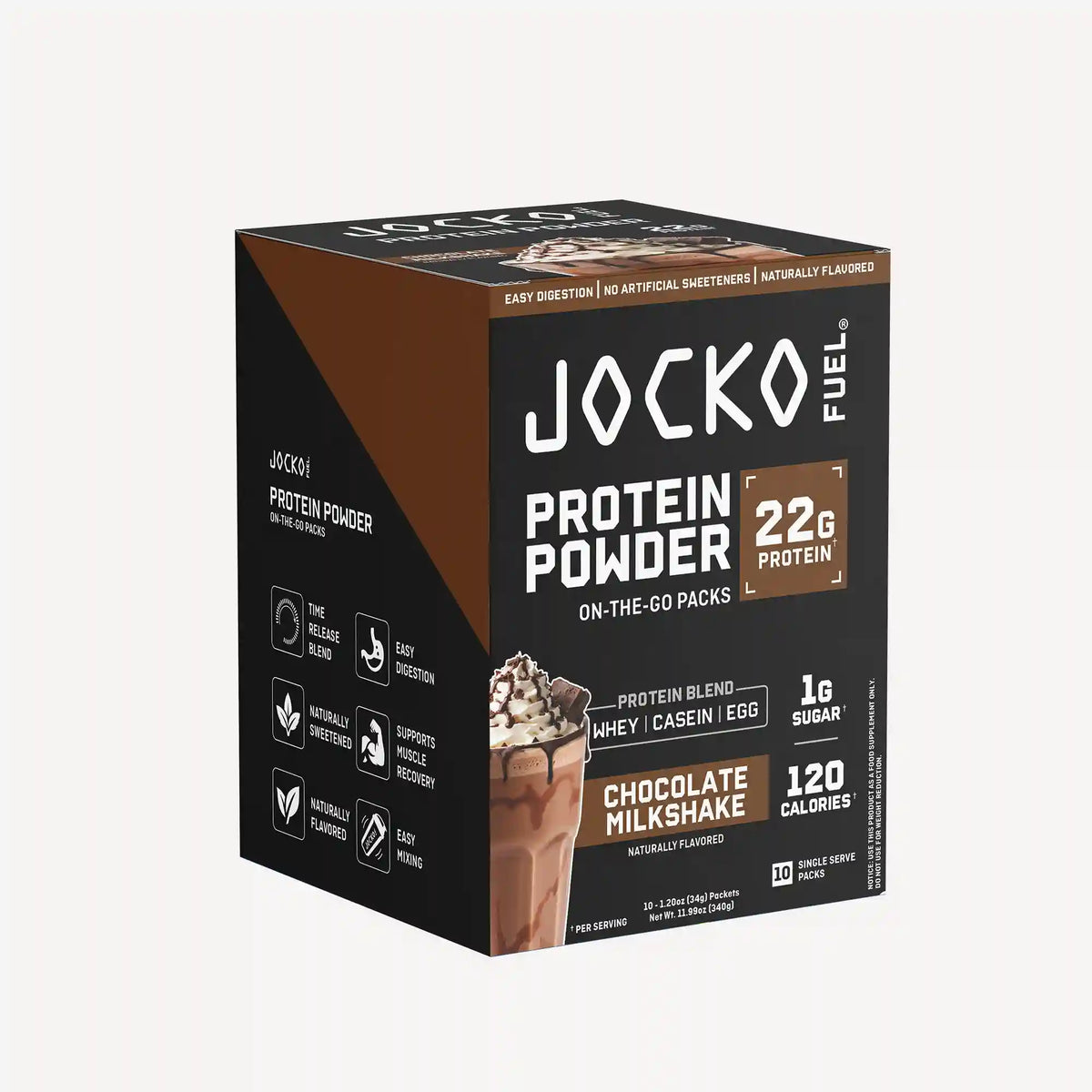 Protein Powder On-the-Go Packs (10-Pack)