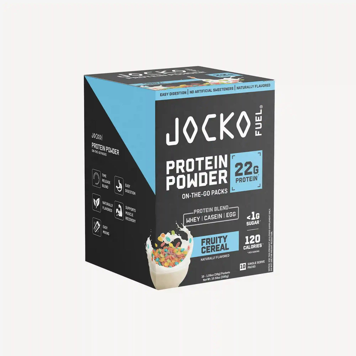 Protein Powder On-the-Go Packs (10-Pack)