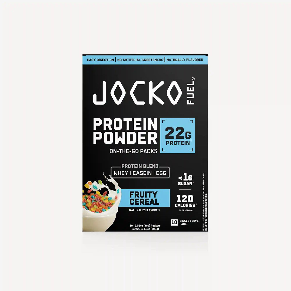 Protein Powder On-the-Go Packs (10-Pack)