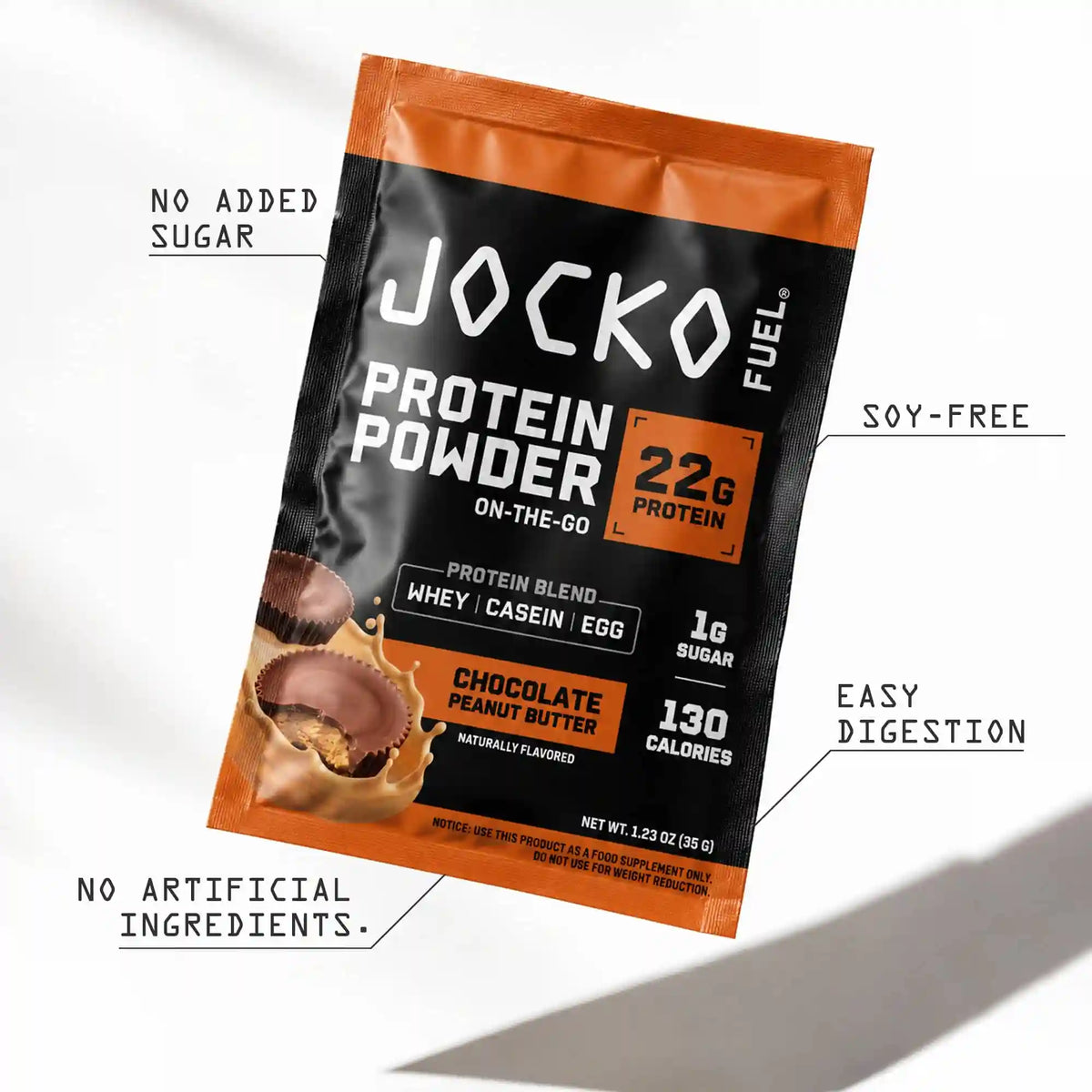 Protein Powder On-the-Go Packs (10-Pack)