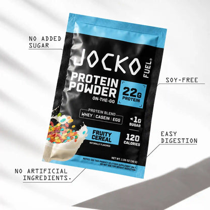 Protein Powder On-the-Go Packs (10-Pack)