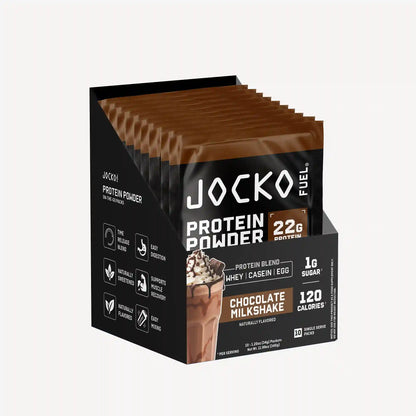 Protein Powder On-the-Go Packs (10-Pack)
