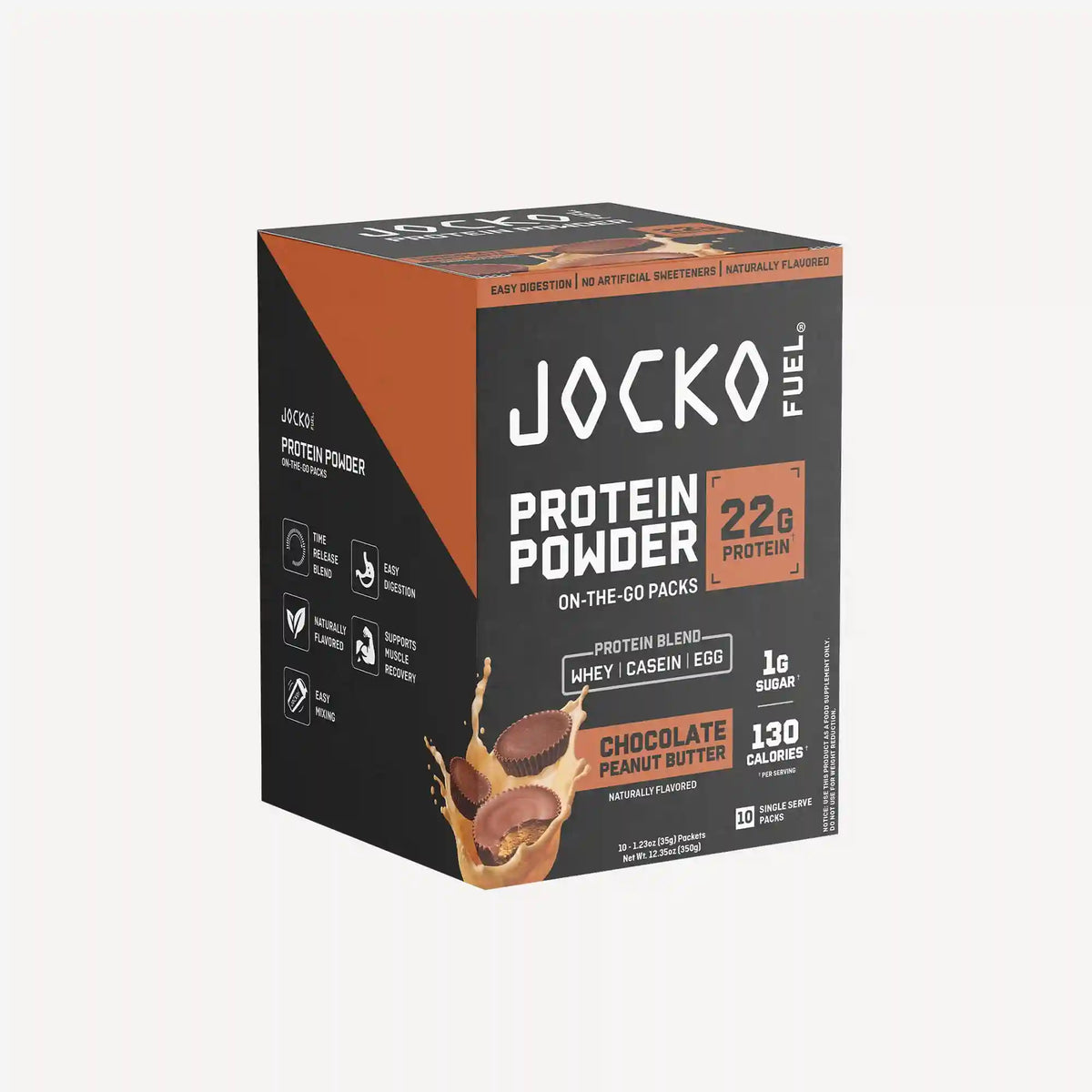 Protein Powder On-the-Go Packs (10-Pack)